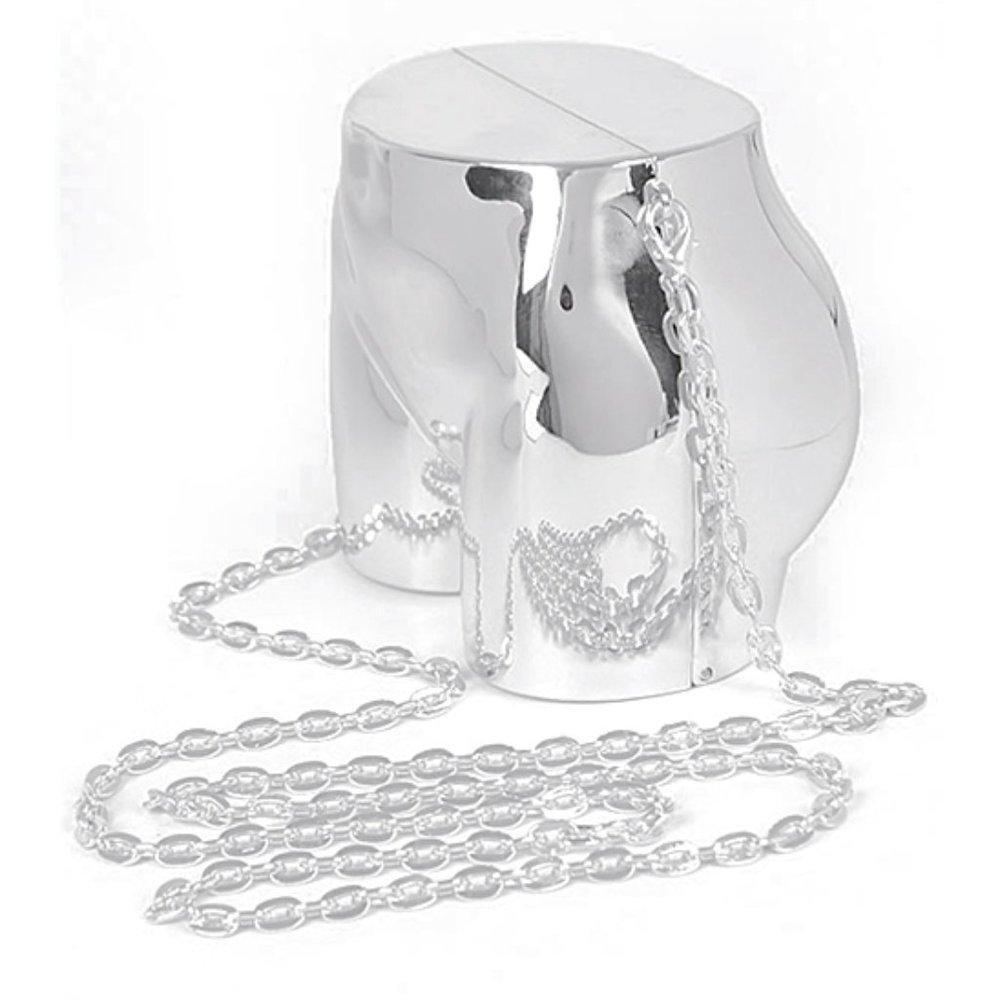 BNWT Brand New Butt Molded Acrylic Clutch Bag Crossbody Bag Swing Bag
